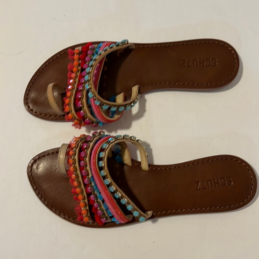 Schutz‎ Estelen Toe Ring Boho Sandal 9.5